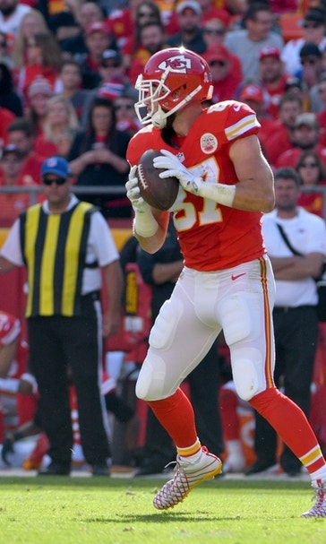 Travis Kelce is beasting for the Chiefs